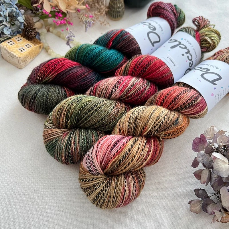 "Olive salad 2" - ZEBRA Merino sw/nylon 365m 