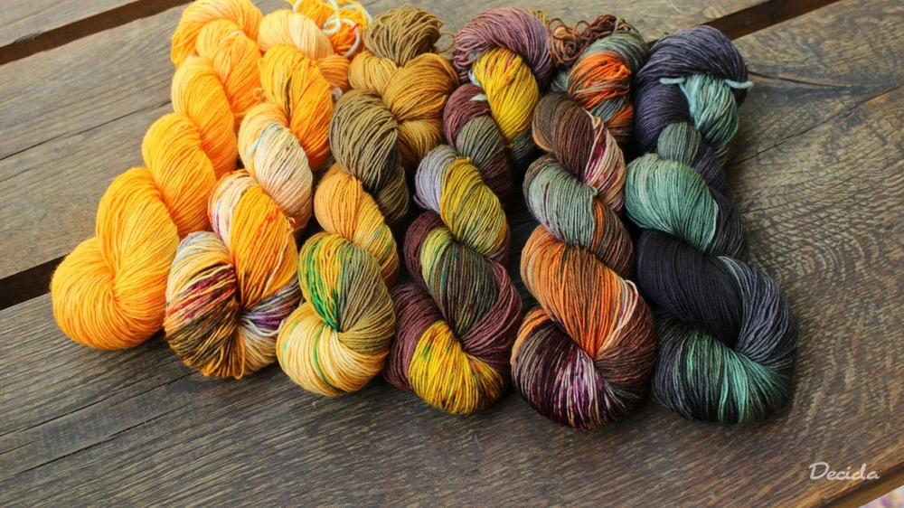 "Šťavnatá mandarinka"  extra MERINO se sw 3mm