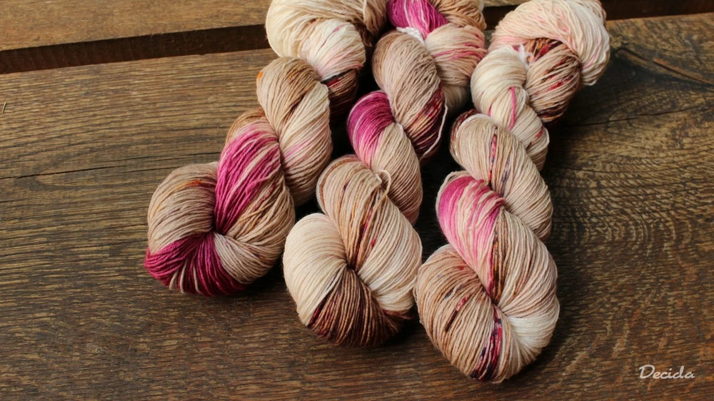 "Čokoláda s višněmi 1" extra MERINO se sw 3mm