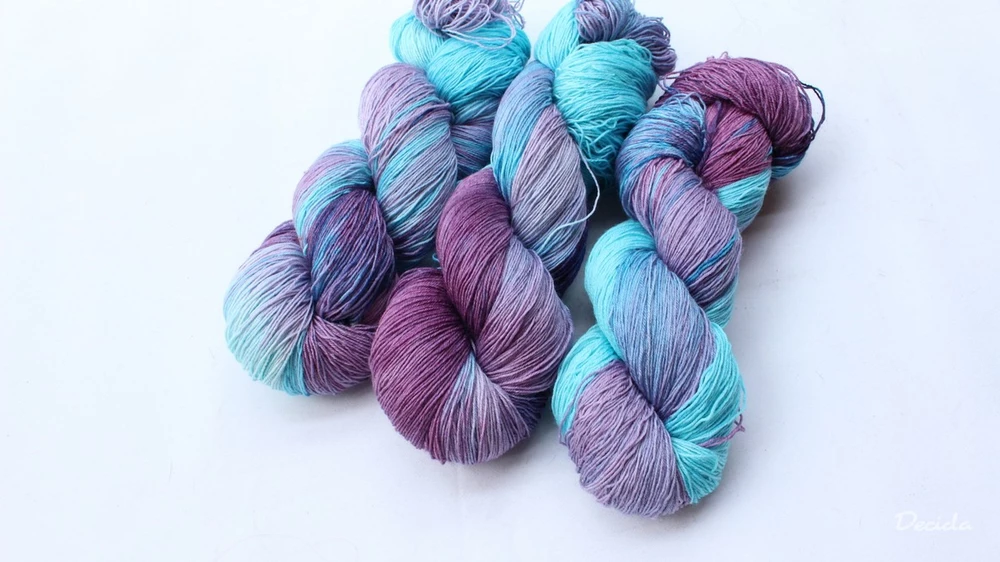 "Pomněnková"  Merino/hedvábí 2mm