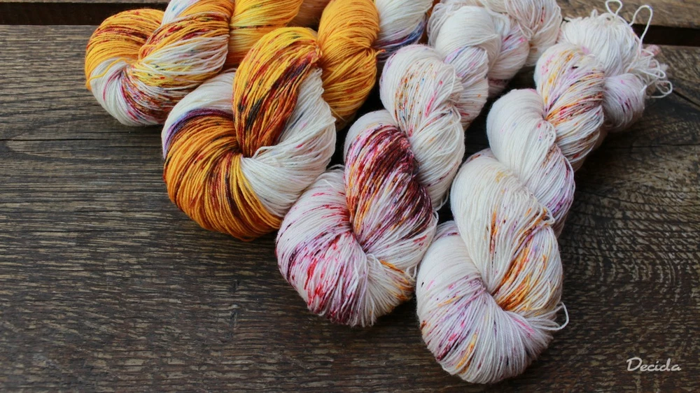 "Koření" Merino/hedvábí 2mm