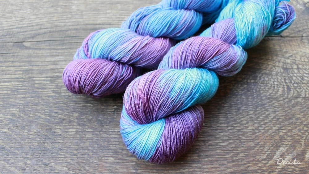 "Pomněnková"  Merino/hedvábí 2mm