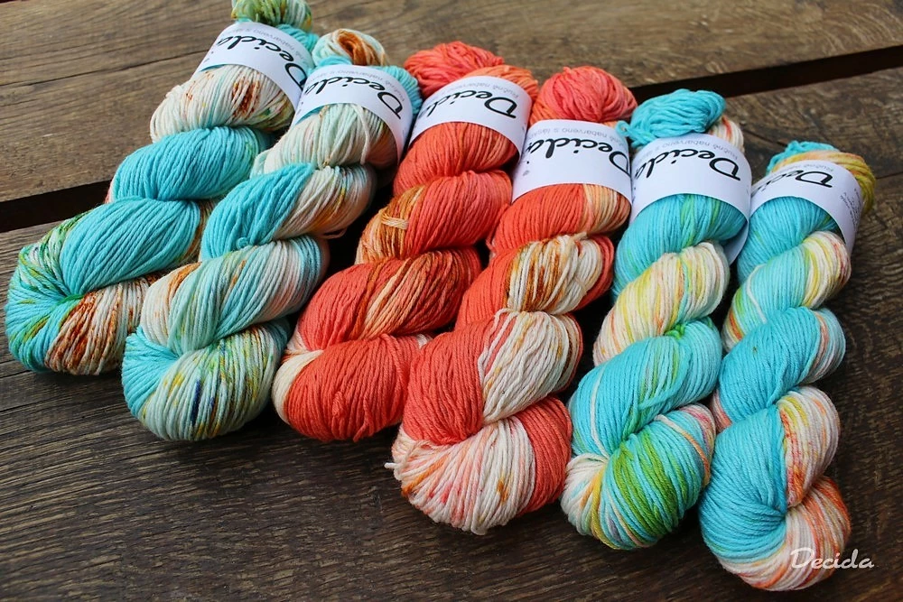 "Skies 1" Merino/hedvábí 4mm 