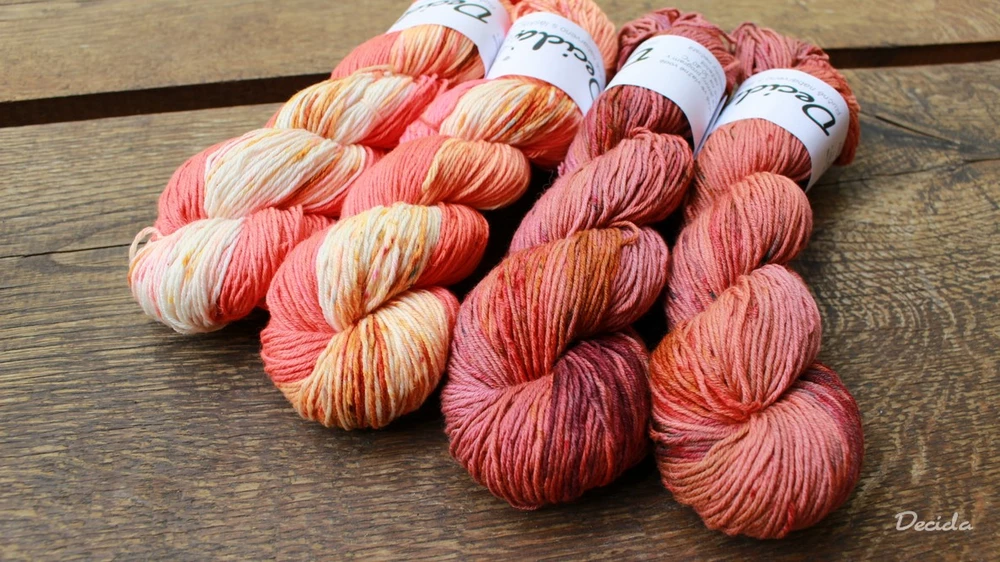 "Rozinky" Merino/hedvábí 4mm