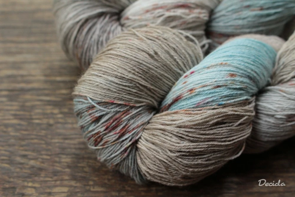 "Pouštní vítr" merino/hedvábí 2mm