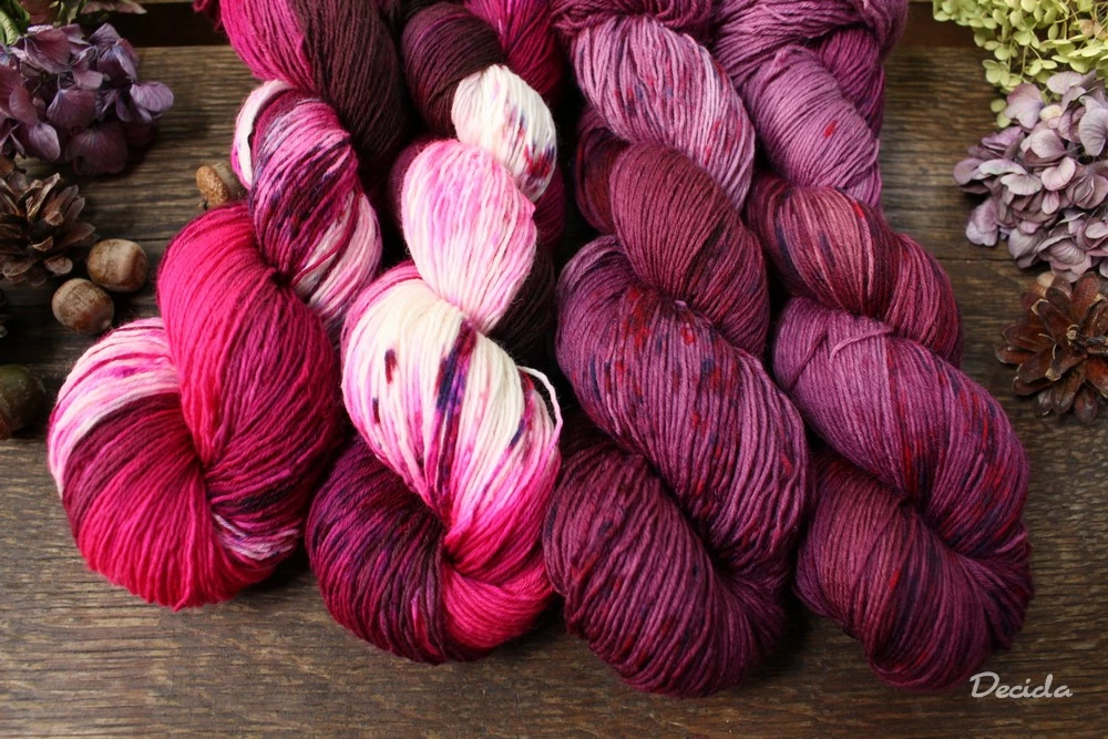 "Hot pinkí isla" extra MERINO se sw 3mm