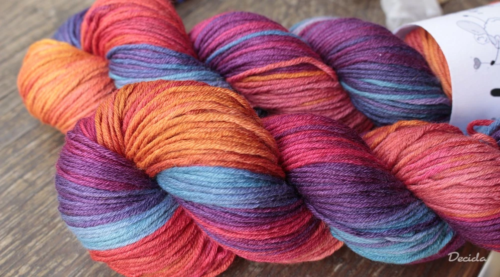 "Florencia" Merino/hedvábí 4mm 