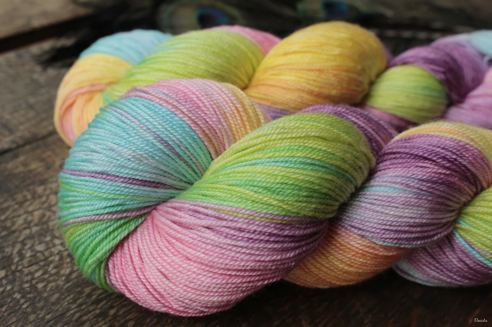 "Pastelky" - 70%merino/10%kašmír/20%hedvábí