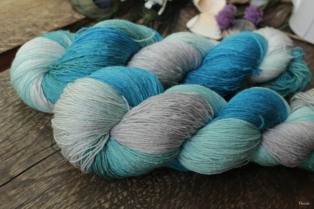 "En tu luz" merino/hedvábí 2mm