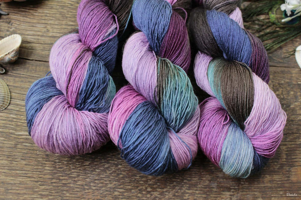 "Hermana de mi alma" merino/hedvábí 2mm