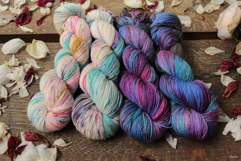 "Ofrkaná" - 70%merino/10%kašmír/20%hedvábí