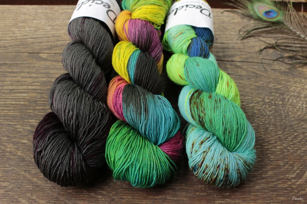 "Dark Burgund" -  extra MERINO se sw 3mm