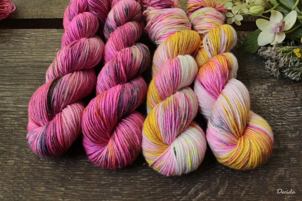 "Power pink" - merino SILVER 210m