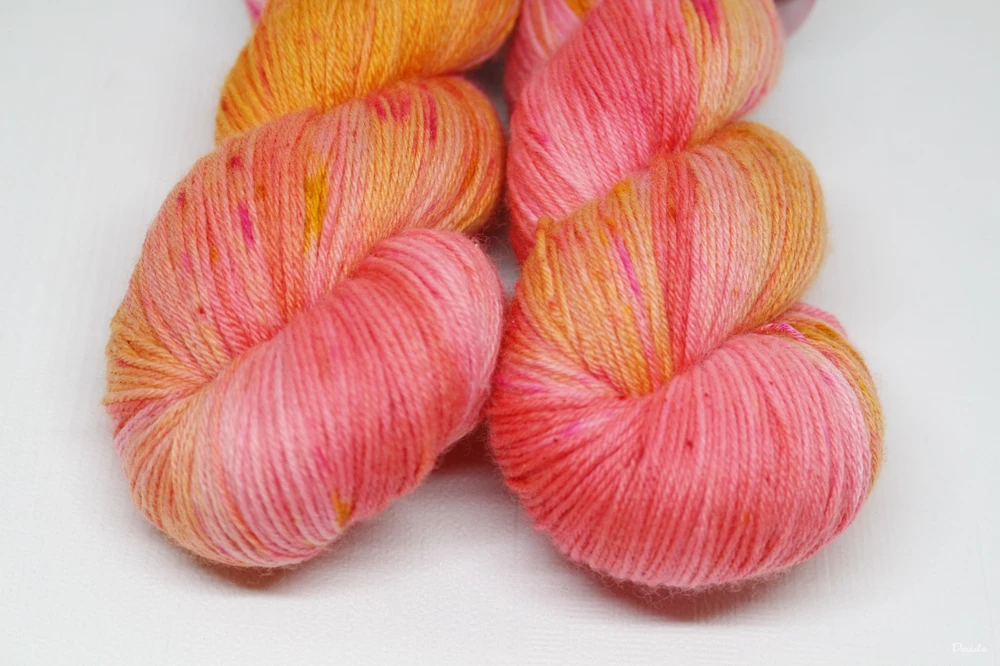 "Rose and apricot" EXTRA Merino sw/polyamid 365m/100g