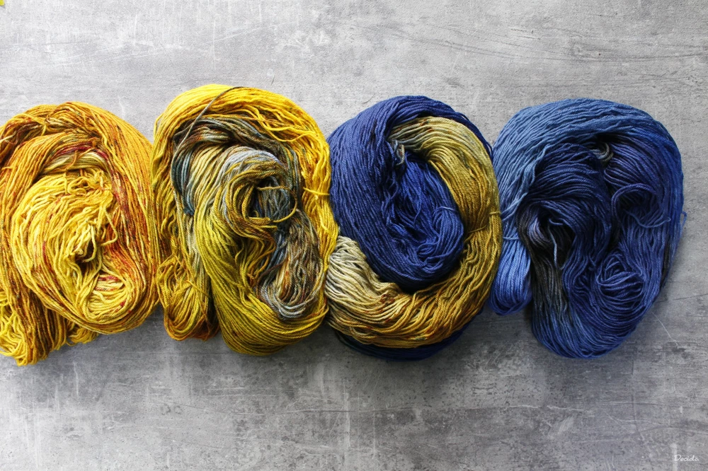 "Autumn sun" EXTRA Merino sw/polyamid 365m/100g