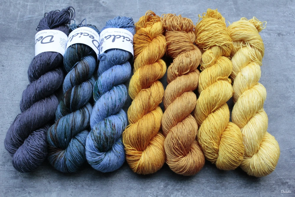 "Mustard seeds" -  extra MERINO se sw 3mm