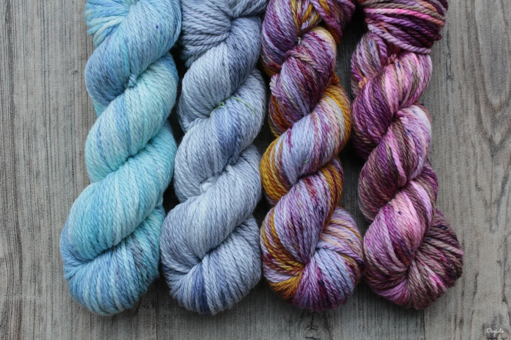"šedá" Chunky merino sw 100m/100g