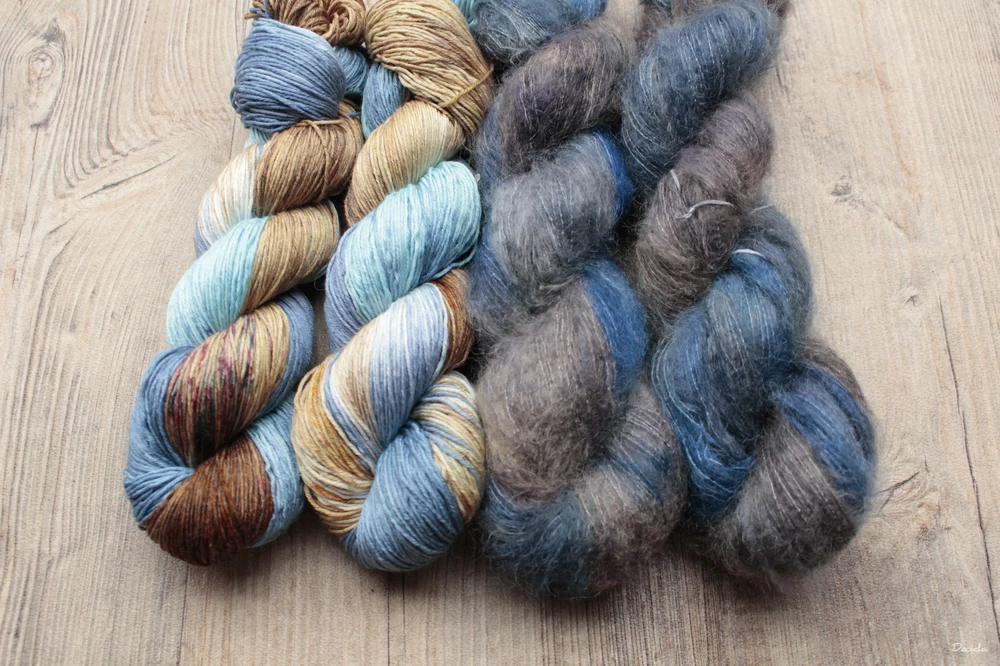 "Tide" - 72%mohér/28%hedvábí 50g 