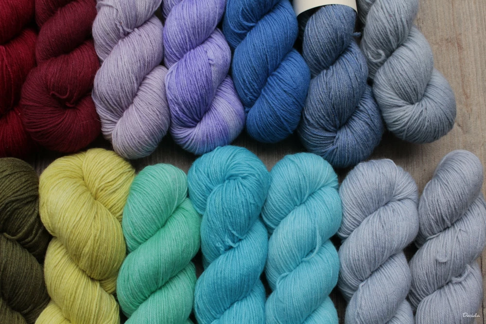 jednobarevné - EXTRA Merino sw/polyamid 365m/100g