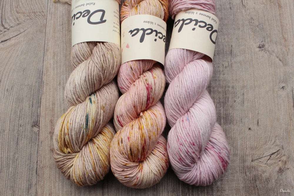 "Golden church 2" Merino/hedvábí 4mm 