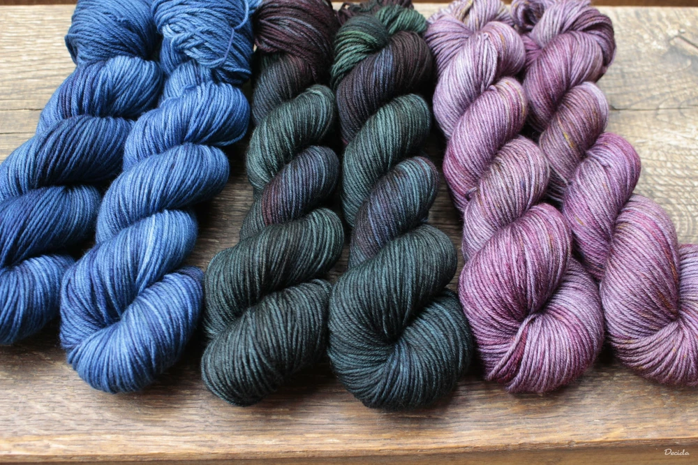 "Purple dream" - extra MERINO se sw 4mm