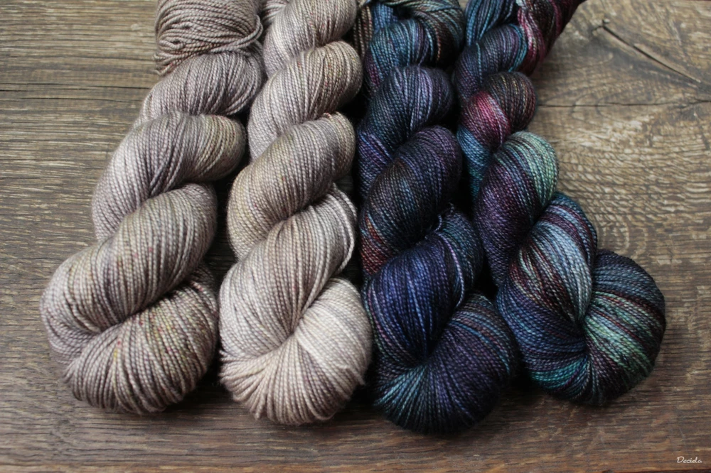 "Nymph" merino/hedvábí 80/20 400m Twist 