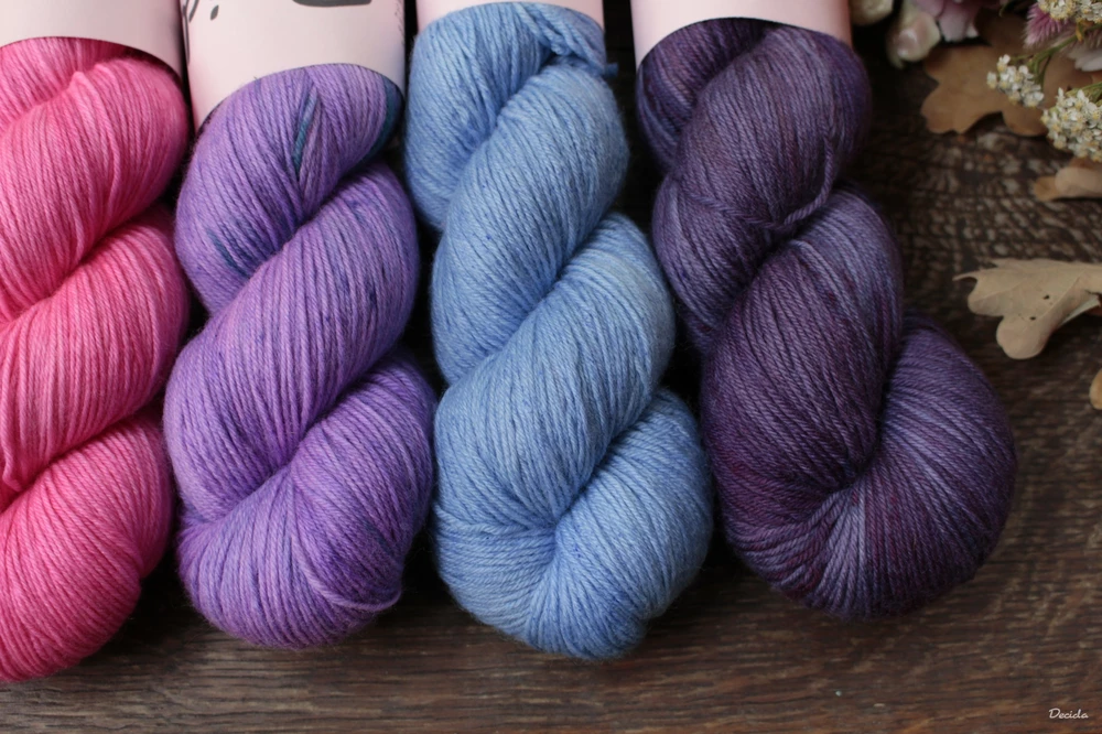 Set 4 - EXTRA Merino sw/polyamid 500g