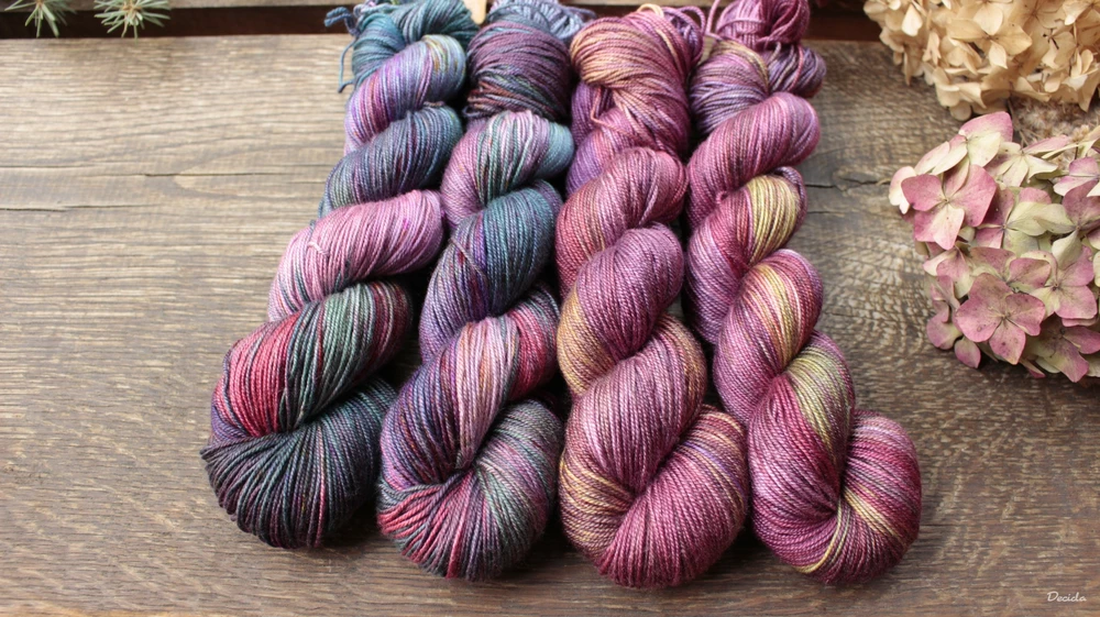 "Hydrangea" merino/hedvábí 50/50 300m 