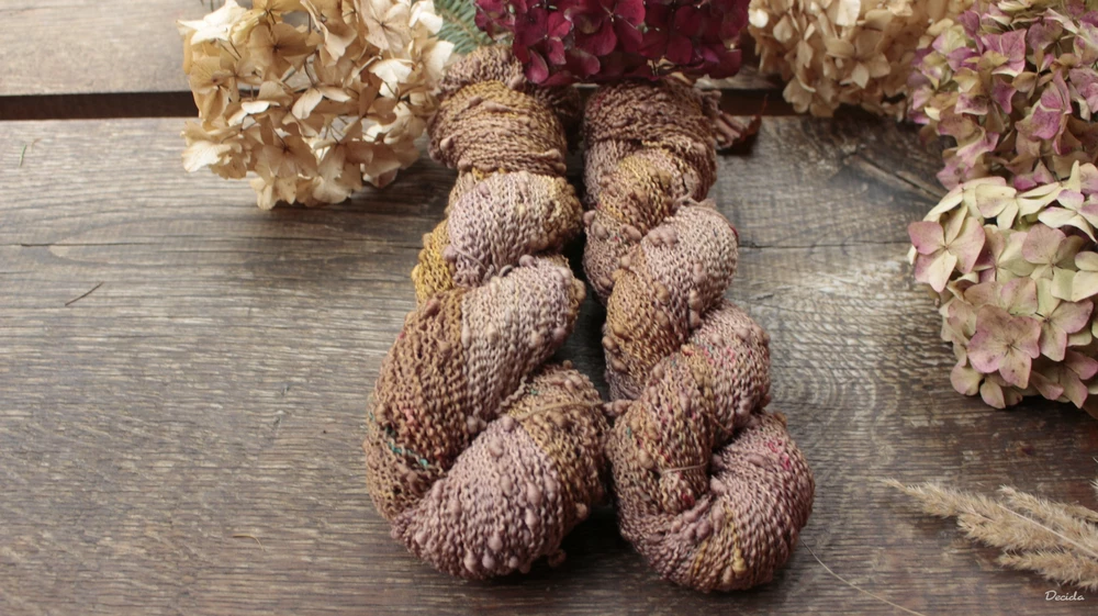 "Olše" - efektní merino SLUB