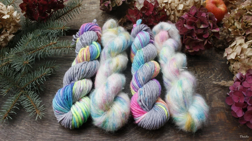 "Marshmallow" - 72%mohér/28%hedvábí 50g NOVINKA