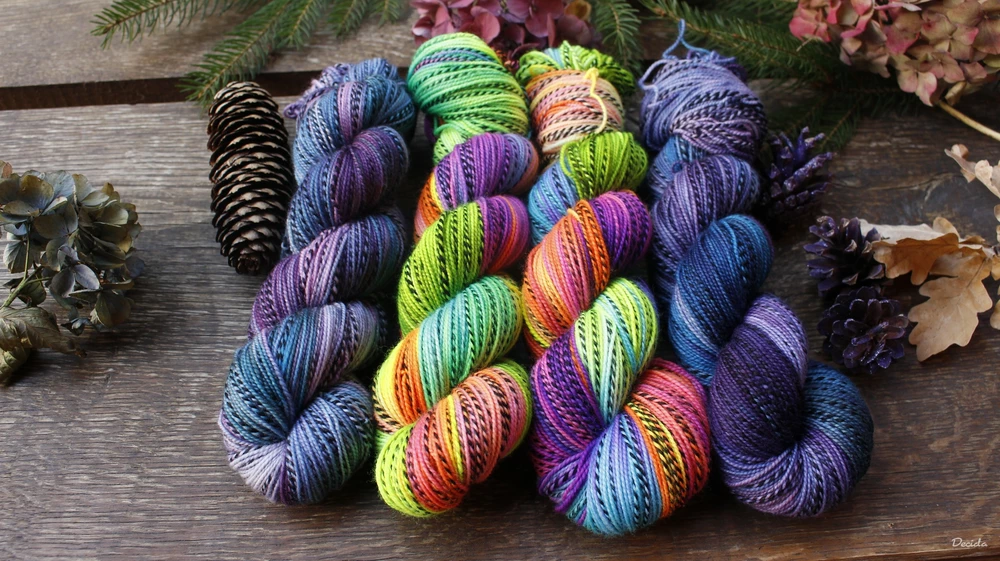 "Neon" - ZEBRA Merino sw/nylon 365m/100g