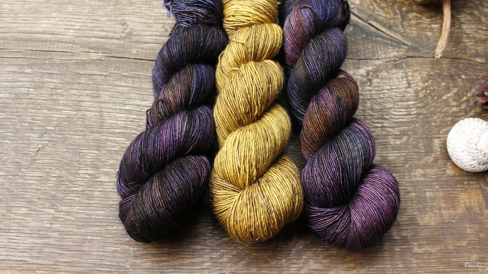 "Obilí" merino/hedvábí 70/30 400m jednonitka 