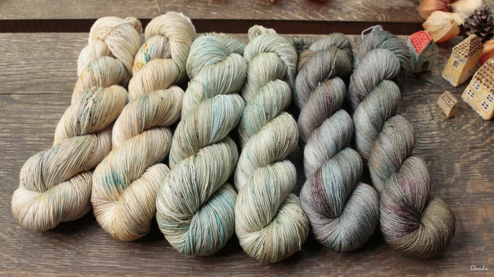 "Sand" merino/hedvábí 2mm
