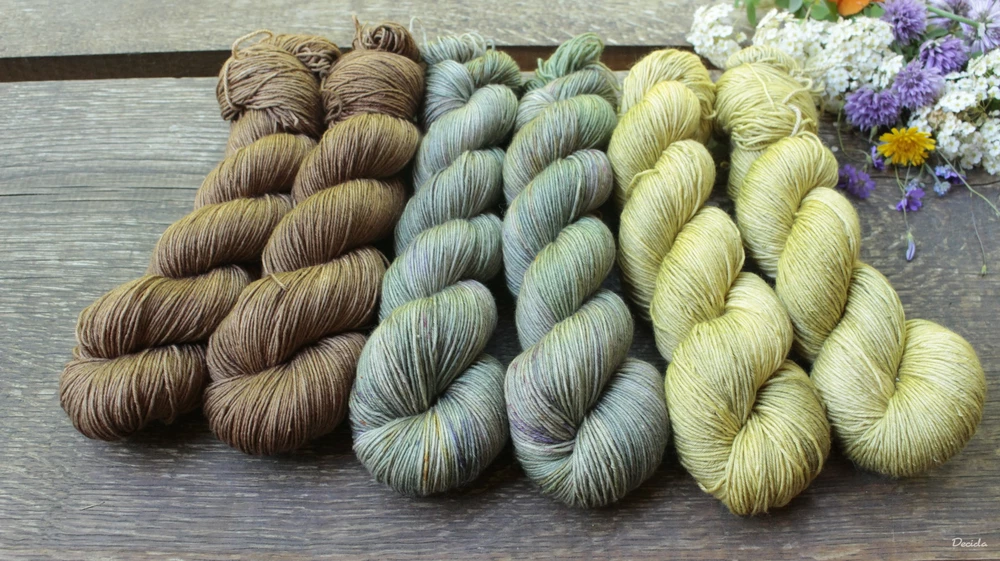 "Luční"  Merino/hedvábí 3mm