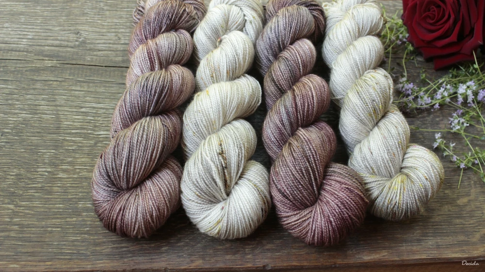 "Sand" merino/hedvábí 80/20 400m Twist 