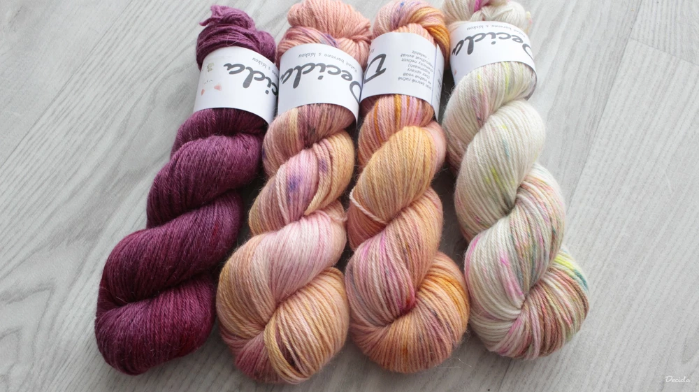 "Summer cocktail"- 50% merino/50% alpaka 250m