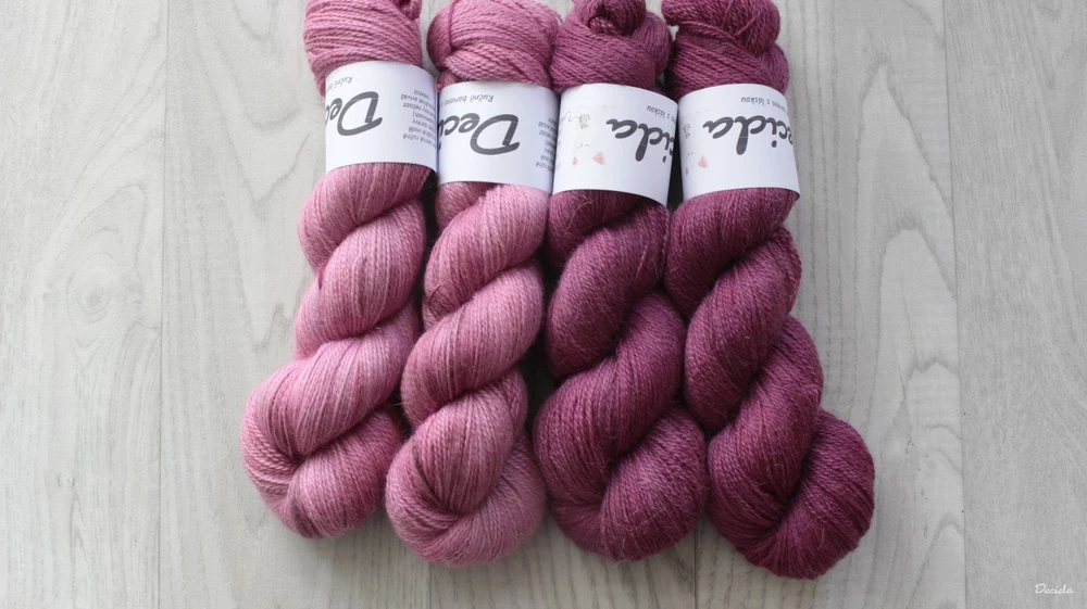 "Rose"- 50% merino/50% alpaka 500m