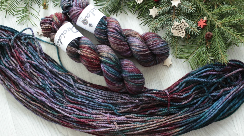 "Fragments" Chunky merino sw 100m/100g
