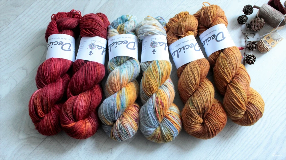 "Podzimní kráska" - EXTRA Merino sw/polyamid 365m/100g