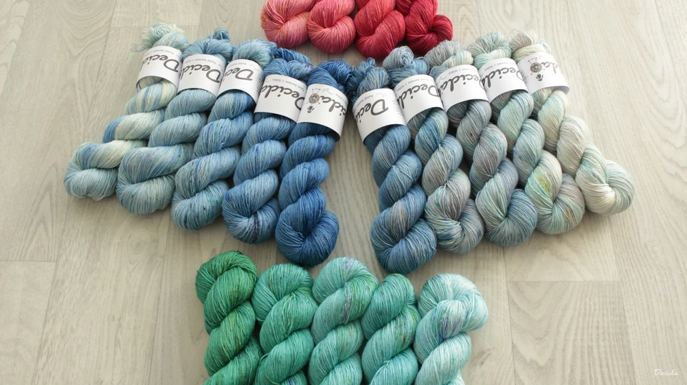 Fade "Freezing snowflakes"  extra MERINO se sw 3mm