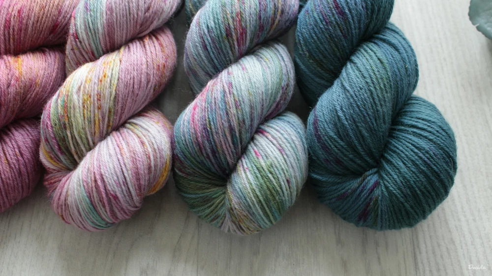 "Melanies" - set 400g EXTRA Merino sw/polyamid 365m/100g