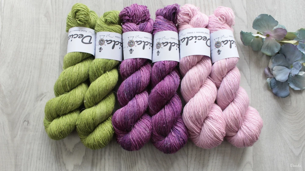 "Magen" - Single 90% Merino/10% Len 366m