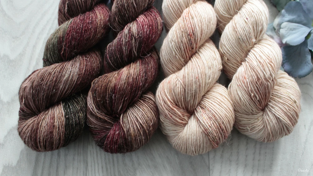 "Lento" -  Single 90% Merino/10% Len 366m