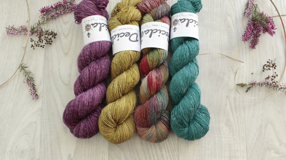 "Pájaro" -  Single 90% Merino/10% Len 366m