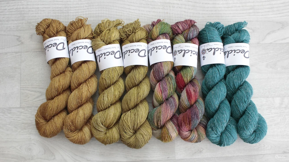 "Grano amarillo" -  Single 90% Merino/10% Len 366m
