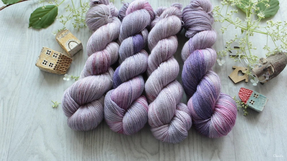 "Rozesmátá Andula" merino/hedvábí 50/50 600m