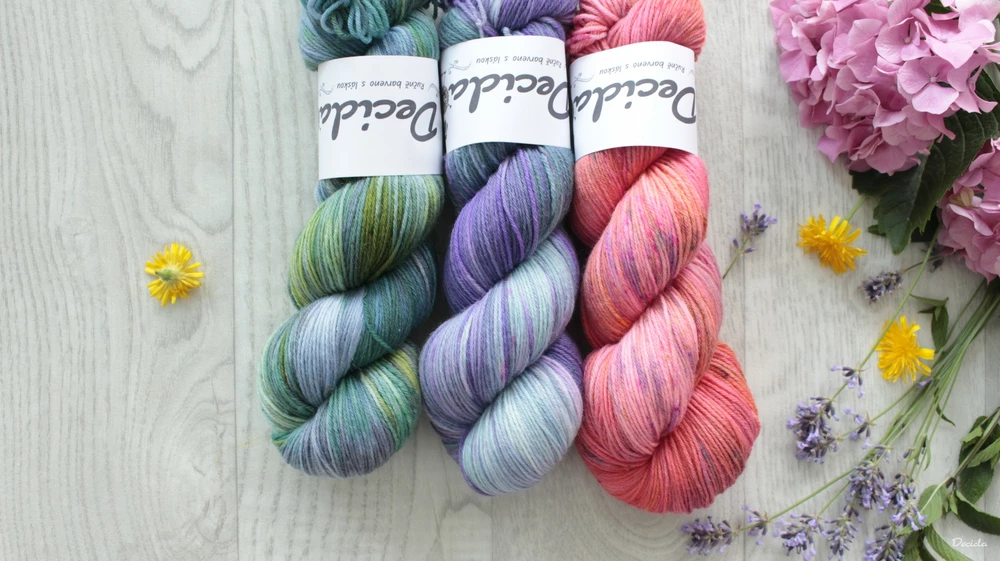 "Lara" - EXTRA Merino sw/polyamid 365m/100g