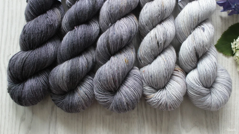 Fade set "Ghost" - 500g Single MERINO 366m