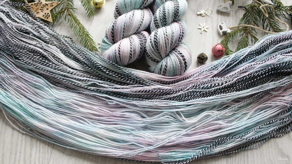 "Čerstvý sníh" - ZEBRA Merino sw/nylon 400m/100g