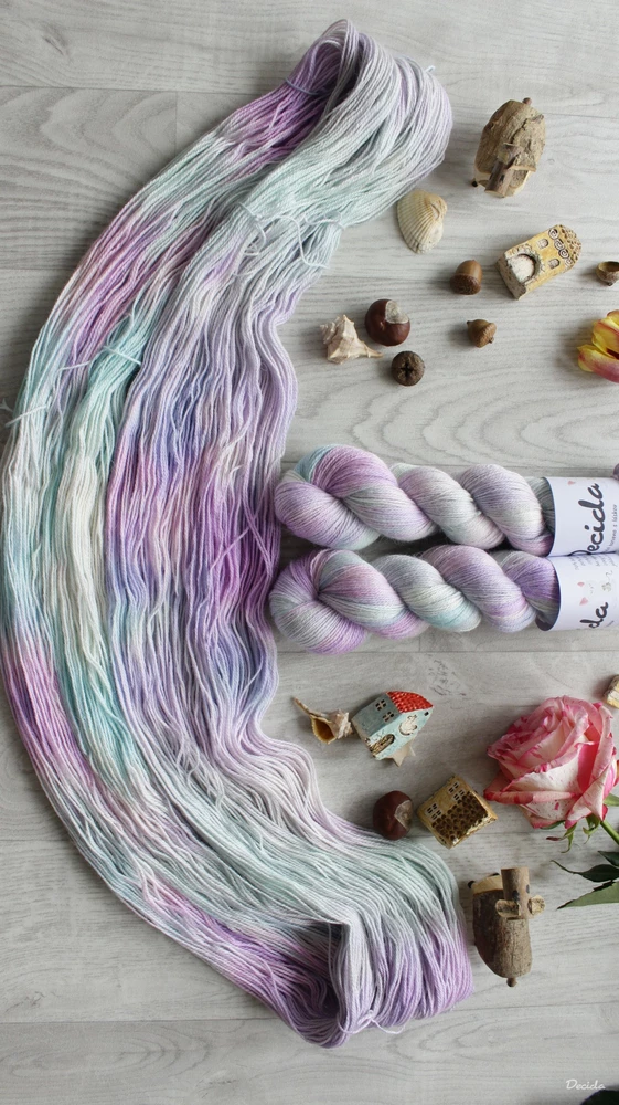 "Bubble" 70%alpaka/10%kašmír/20%hedvábí 400m